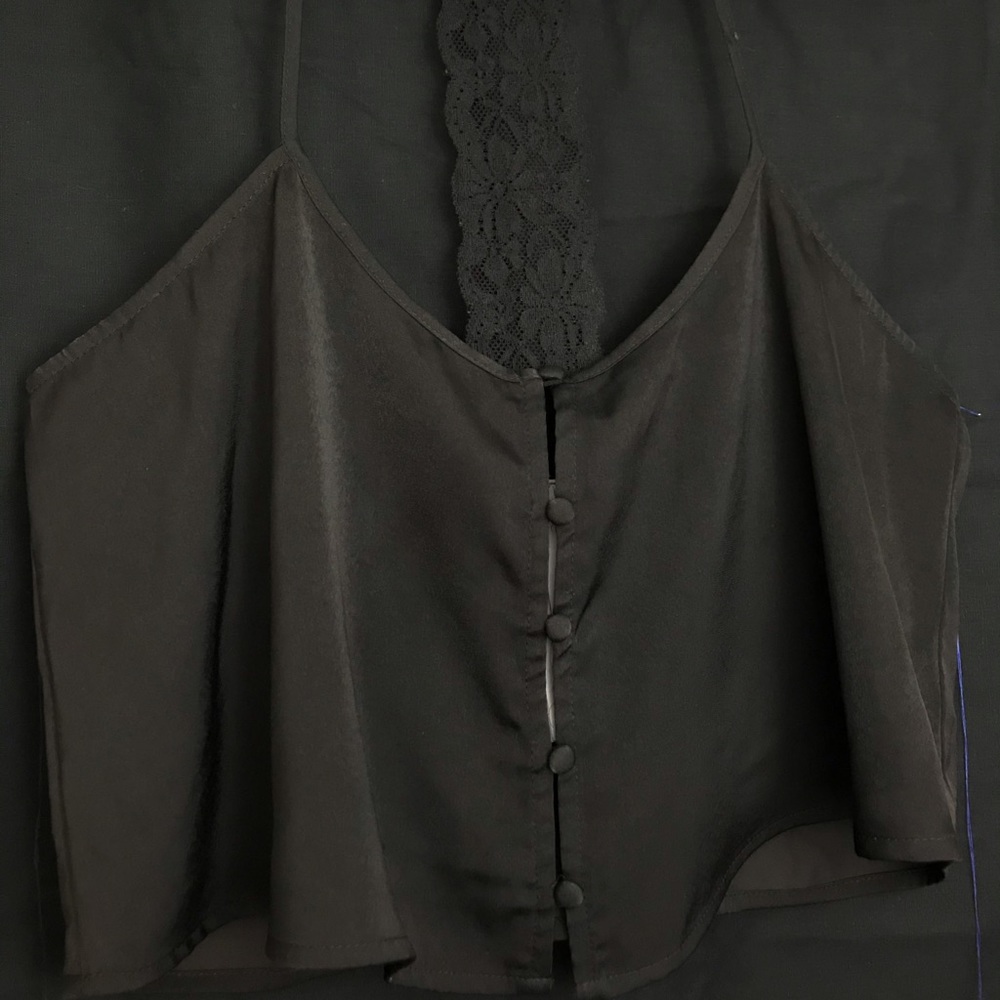 silky crop top